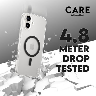 PanzerGlass CARE by PanzerGlass® Flagship Case Transparent Urban Combat w. Black MagSafe iPhone 16 Plus 3