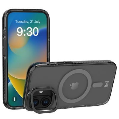 Monocozzi LUCID Magsafe 10Ft Drop Protection Lens Stand Hybrid Case for iPhone 16 2