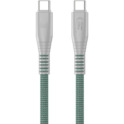 Monocozzi ESSENTIALS USB-C To C 240W Thunderbolt 4 Braided Sync & Charge Cable 1.2M 2