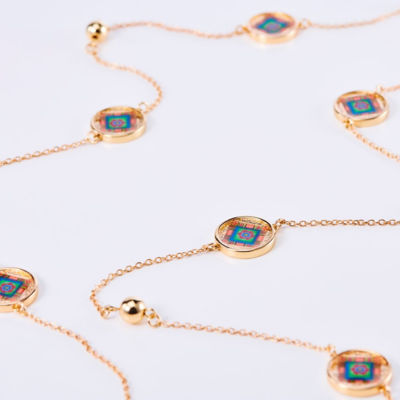 Rare Bird Collection Korean Dancheong Charm Necklace 3