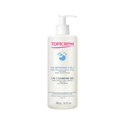 Topicrem 2 in 1 Cleansing Gel 500ml