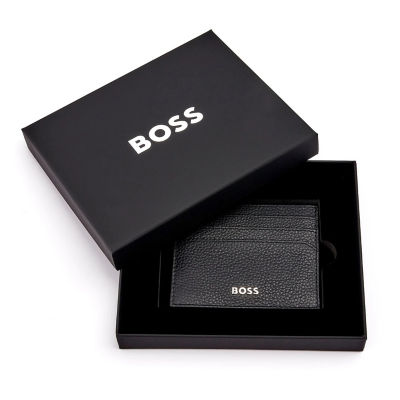 HUGO BOSS BOSS Classic Grained Card Holder HLC416A (Black) 4