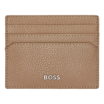 HUGO BOSS BOSS Classic Grained Card Holder HLC416X (Camel) 1