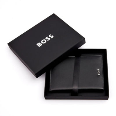 HUGO BOSS BOSS Classic Smooth Passport Holder HLP403A (Black) 4