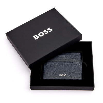 HUGO BOSS BOSS Classic Grained Card Holder HLC416N (Navy) 4
