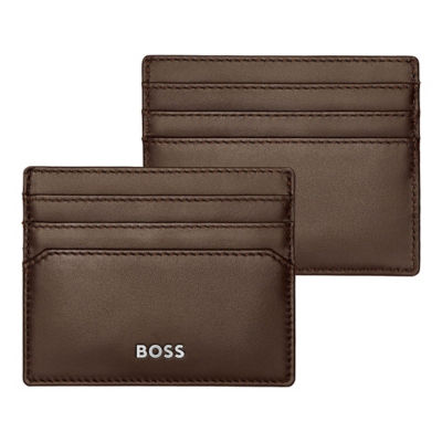 HUGO BOSS BOSS Classic Smooth Card Holder HLC403Y (Brown) 3
