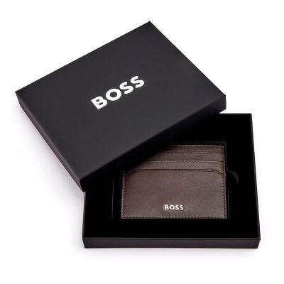 HUGO BOSS BOSS Classic Smooth Card Holder HLC403Y (Brown) 4