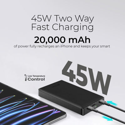 Mazer PowerCharge PD45W 20000mAh Power Bank - M-PC45W20.0V3 5