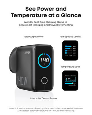 Anker 140W 4-Port USB-C GaN Charger with Cable B2697 3