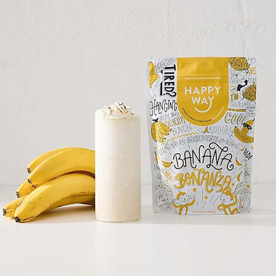 Happy Way Whey Protein Powder - Banana Bonanza 500g 3