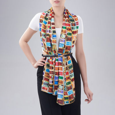 Rare Bird Collection Floral Batik Scarf 4