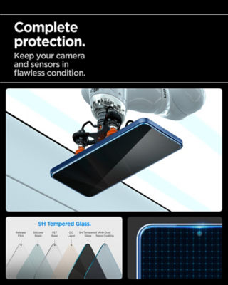 SPIGEN [2 Pack] Spigen Samsung S25 Privacy Screen Protector Glas.tR EZ Fit 4