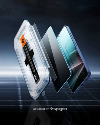 SPIGEN [2 Pack] Spigen Samsung S25+ Privacy Screen Protector Glas.tR EZ Fit 3