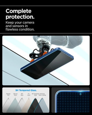 SPIGEN [2 Pack] Spigen Samsung S25+ Privacy Screen Protector Glas.tR EZ Fit 6