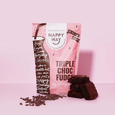 Happy Way Vegan Protein Powder - Triple Choc Fudge 500g 3