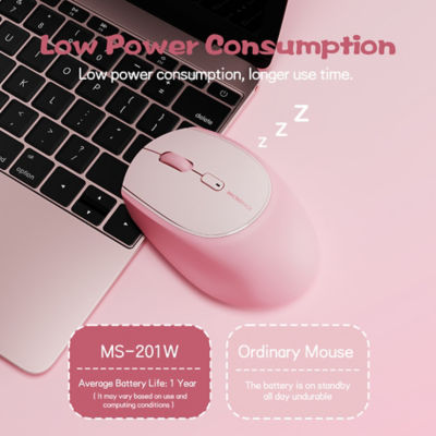 Micropack 2.4G Bluetooth Dual Mode Soft Silicone Wireless Mouse | MS-201W 7