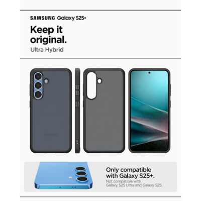 Spigen Samsung S25+ Case Ultra Hybrid Frost - Black 3