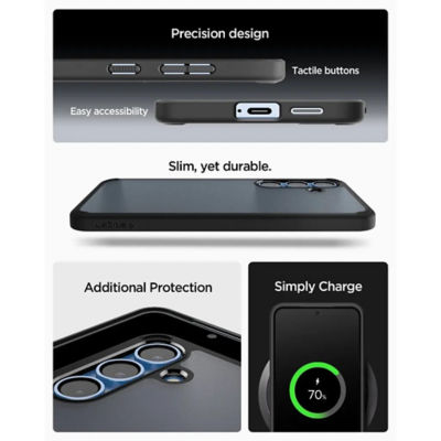 Spigen Samsung S25+ Case Ultra Hybrid Frost - Black 4