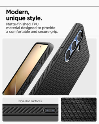 Spigen Samsung S25+ Case Liquid Air - Matte Black 2
