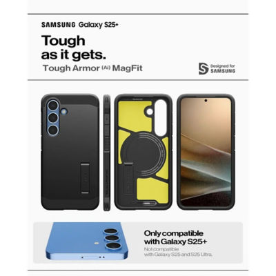 Spigen Samsung S25+ Case Tough Armor MagFit - Black 2