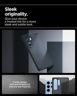 Spigen Samsung S25 Ultra Case Ultra Hybrid Frost - Black 4
