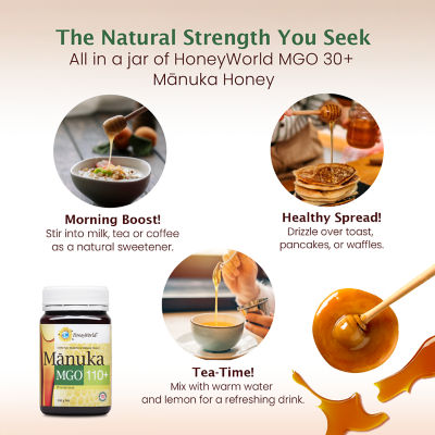 HONEYWORLD [Bundle of 2] MGO 110+ Manuka Honey 1kg 6