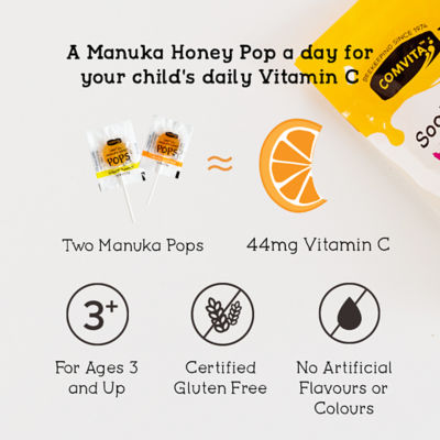 COMVITA [Bundle of 2] UMF™ 10+ Manuka Honey Soothing Pops 15 pops 3