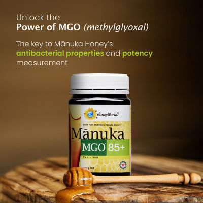 HONEYWORLD [Bundle of 2] MGO 85+ Manuka Honey 1kg 4