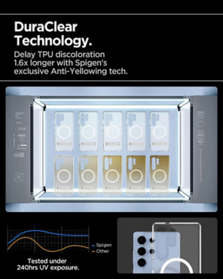 Spigen Samsung S25 Ultra Case Ultra Hybrid S MagFit - Clear White 3