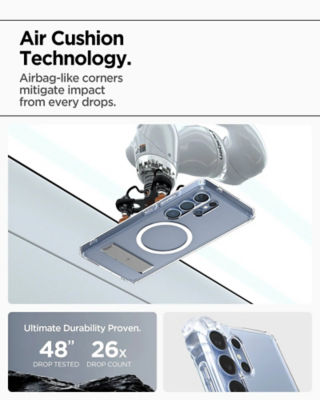 Spigen Samsung S25 Ultra Case Ultra Hybrid S MagFit - Clear White 4