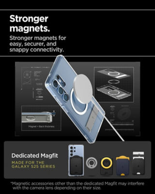 Spigen Samsung S25 Ultra Case Ultra Hybrid S MagFit - Clear White 5