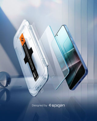 SPIGEN [2 Pack] Spigen Galaxy S25 / S24 Screen Protector Glas.tR EZ Fit - Clear 3