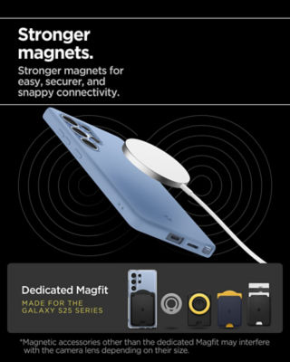 Spigen Samsung S25 Ultra Case Silicone Fit MagFit - Black 4