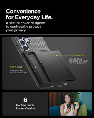 Spigen Samsung S25 Ultra Case Slim Armor CS - Black 3