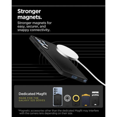 Spigen Samsung S25 Ultra Case Thin Fit MagFit - Black 5
