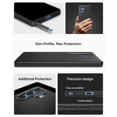 Spigen Samsung S25 Ultra Case Thin Fit MagFit - Black 6