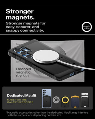 Spigen Samsung S25 Ultra Case Tough Armor MagFit - Black 4