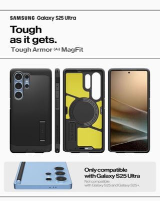 Spigen Samsung S25 Ultra Case Tough Armor MagFit - Black 5