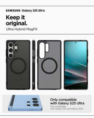 Spigen Samsung S25 Ultra Case Ultra Hybrid MagFit Frost - Black 3