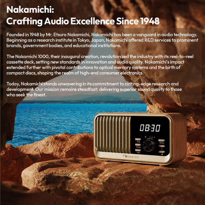 Nakamichi NMFMSPKC80 FM Clock Speaker 11