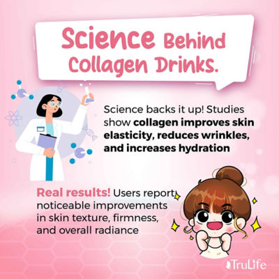 TRULIFE [Bundle of 3] TRULIFE Collagen Pearl Activa Max Sugar Free 8x50ml 5