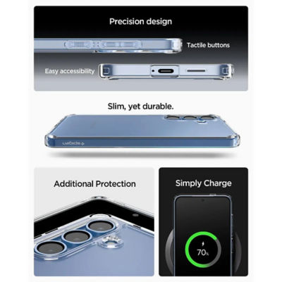 Spigen Samsung S25 case Ultra Hybrid / Crystal Hybrid - Crystal Clear 4