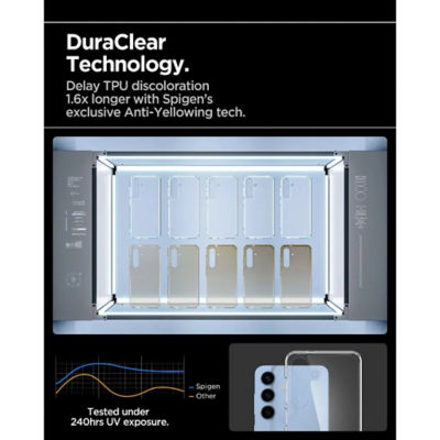 Spigen Samsung S25 case Ultra Hybrid / Crystal Hybrid - Crystal Clear 6