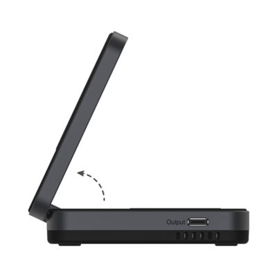 Mazer Qi2 Certified 32W Foldable 2-in-1 Wireless Charger - M-qi2-MagFold02 3