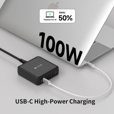 Mazer GaNPrestige 170W 8-Port Desktop Charger - M-D170W-V5 3