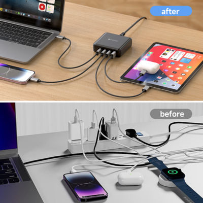 Mazer GaNPrestige 170W 8-Port Desktop Charger - M-D170W-V5 4