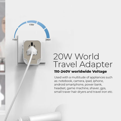 Mazer InfiniteTravel PD20W Travel Charger - M-IFTravel120PD 3