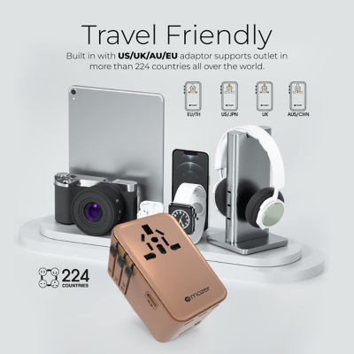 Mazer InfiniteTravel 160W GaN World Travel Charger - M-IFTravel1160PD 12