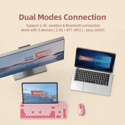 Micropack 2.4G+Bluetooth Wireless Keyboard and Mouse Combo | KM-238W 3