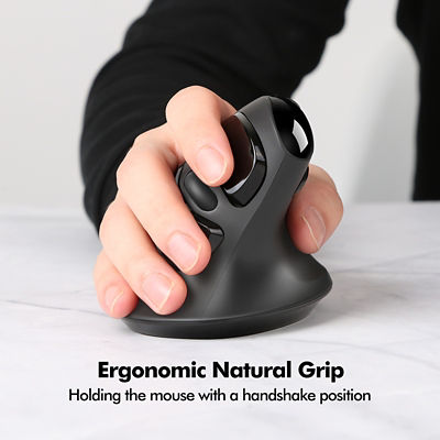 Micropack USB-C USB-A Dual Receiver Vertical Wireless Mouse | MP-V03W 3